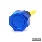 DOC A / PIÈCE N°103 - BOUCHON DE RÉSERVOIR D'HUILE - TOURING 07/16 -  OEM 62849-07A - FIGURATI DESIGN - ALUMINIUM - FINITION : BLEU ROND - FDP01-TCSM-B