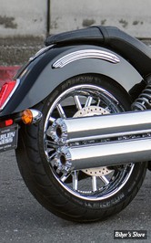 EMBOUT D'ECHAPPEMENT - INDIAN / SCOUT / ARLEN NESS - NESS 10-GAUGE MUFFLER TIPS - CHROME - I-1107