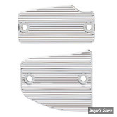CACHES M/CYLINDRE DE FREIN AVANT / ARRIERE - INDIAN / SCOUT - ARLEN NESS - NESS 10-GAUGE MASTER CYLINDER COVER SET - CHROME - I-1227