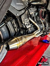 - ECHAPPEMENT - SP CONCEPTS EXHAUST SYSTEM - SOFTAIL M8 FLSB / FXLRST / FLHC 2018UP - BIG BORE 4,5" - INOX - SPC-1-003-ST