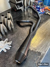 - ECHAPPEMENT - SP CONCEPTS EXHAUST SYSTEM - SOFTAIL M8 2018UP - MID LENGTH ELSINORE - NOIR - SPC-1-003-MB-ST
