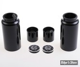 KIT COUVRES TUBES DE FOURCHE - INDIAN SCOUT BOBBER 18UP - CULT WERK - SHORT Version - 6 PIECES - NOIR - AVEC LOGO CW - IN-SCO014