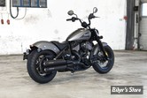 - SILENCIEUX - MILLER - Indian Sport Chief / Sport Chief RT 25UP - OMAHA II - EURO 5+ - EMBOUT : SLASH CUT : NOIR  / CORPS : NOIR -  IN-CH-SP-X54.09
