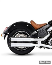 SILENCIEUX - INDIAN SCOUT 15UP - RINEHART RACING - 3.5" - CORPS : CHROME / EMBOUT : NOIR - 500-0504