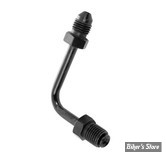 - RACCORD DE CONNECTION : AN3 > 3/8"-24 UNF - GOODRIDGE - 90° COURT - NOIR - 690-03BK