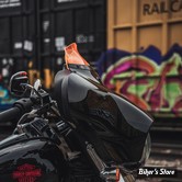 PARE BRISE - KLOCK WERKS - FLARE WINDSHIELD - TOURING 14UP - ICE Kolor Flare™ Windshield - HAUTEUR : 4" / 10CM - COULEUR : ORANGE - KWW-01-0648