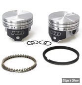 ECLATE G - PIECE N° 19 - Kit pistons Keith Black (KB) - BigTwin Evolution 84/99 1340cc - COMPRESSION : 8.5:1 - COTE : +0.005 - HYPEREUTECTIC - KB258