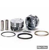 ECLATE G - PIECE N° 19 - KIT PISTONS KEITH BLACK (KB) - SPORTSTER 1200CC 86/22 - COMPRESSION : 9.0:1 - COTE : +0.000 - HYPEREUTECTIC - KB264