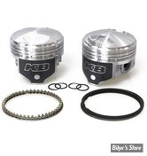 ECLATE G - PIECE N° 20 - Kit pistons Keith Black (KB) - BigTwin Shovelhead 79/84 - 9.5:1 - +0.000  - HYPEREUTECTIC - KB297