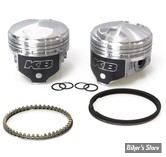 ECLATE G - PIECE N° 20 - KIT PISTONS KEITH BLACK (KB) - BIGTWIN KNUCKLE/PAN/SHOVEL 41/78 - COMPRESSION : 8.5:1 - COTE : +0.030 - HYPEREUTECTIC - KB263