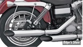 SILENCIEUX KHROME WERKS 3 - DYNA 06/17 - Slash Cut - CHROME - 202380