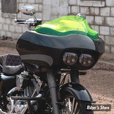 PARE BRISE - KLOCK WERKS - FLARE WINDSHIELD -  TOURING 98/13 - ICE Kolor Flare™ Windshield - HAUTEUR : 8" / 20.30CM - COULEUR : VERT - KWW-01-0626