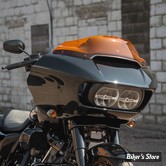 PARE BRISE - KLOCK WERKS - SPORT FLARES - ROAD GLIDE 15UP - Kolor Flare™ Sport Windshield - HAUTEUR : 6" / 15CM - COULEUR : ORANGE - KWW-01-0661