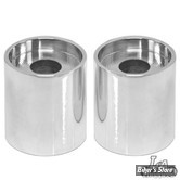 EXTENSIONS DE RISERS  LA CHOPPERS - POUR DIAMETRE DE RISERS / GUIDON DE 44.50MM (1 3/4") - HAUTEUR : 50.00MM (2") - CHROME