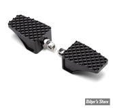 REPOSES PIEDS ARRIÈRE - L-A CHOPPERS - County Line Foot Pegs - FINITION : NOIR - LA-P100-02B