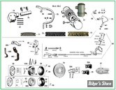  ECLATE M - PIECE N° 00 - ECLATE DES PIECES DE FILTRES A AIR - LINKERT 1933/1965