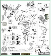  ECLATE M - PIECE N° 00 - ECLATE DES PIECES DE CARBURATEUR LINKERT 1933 / 1965