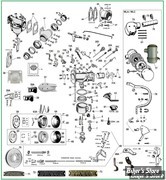  ECLATE M - PIECE N° 00 - ECLATE DES PIECES DE CARBURATEUR LINKERT 1933 / 1965