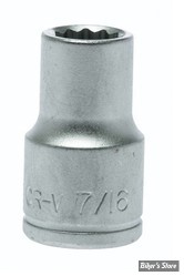 Douille 11.10MM / 7/16" - CARRE DE 1/2" - 12 points - TENGTOOLS