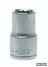 Douille 12.70MM / 1/2" - CARRE DE 1/2" - 12 points - TENGTOOLS