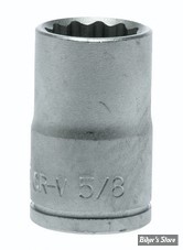 DOUILLE 16.00MM / 5/8" - CARRE DE 1/2" - 12 POINTS - TENGTOOLS