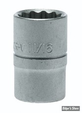 Douille 17.50MM / 11/16" - CARRE DE 1/2" - 12 points - TENGTOOLS