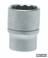 Douille 22.00MM / 7/8" - CARRE DE 1/2" - 12 points - TENGTOOLS