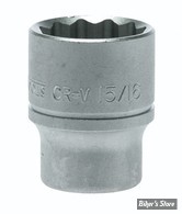 Douille 23.80MM / 15/16" - CARRE DE 1/2" - 12 points - TENGTOOLS