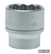 DOUILLE 31.80MM / 1 1/4" - CARRE DE 1/2" - 12 POINTS - TENGTOOLS