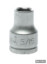 DOUILLE  7.90MM /  5/16" - CARRE DE 3/8" - 6 POINTS - TENGTOOLS