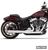 ECHAPPEMENT RINEHART RACING - SOFTAIL MILWAUKEE EIGHT 18UP - 2 EN 1 - FLDE / FLSL / FXBB / FXLR / FXFB - CHROME / EMBOUTS: CHROME - 200-0202C