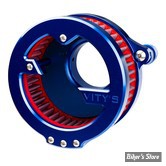 FILTRE A AIR - VITY'S DESIGN   - MILWAUKEE EIGHT TOURING 2017UP / SOFTAIL 2018UP - MASSIVE AIR CLEANER - BLEU ANODISÉ - MAL0001-M