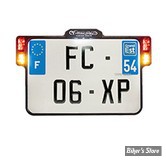 - FRANCE - SUPPORT DE PLAQUE D'IMMATRICULATION - HEINZ BIKE -  SLIP-INN À LED 3 FONCTIONS - PAYS : FRANCE - FORMAT : 210 X 130 MM - HBKZ2.0-MB-3TS-F