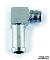 ECLATE K - PIECE N° 04 / 19 - Raccord d huile 1/8-27 NPT - 90° - OEM 26496-75A - chrome