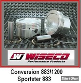 kit pistons Wiseco Sportster 883 EN 1200 86/16 - 9.5:1 - +0.000