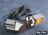 CLIGNOS DE FOURCHE - DECO MARKER LIGHTS - CHROME - EMGO