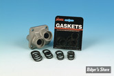 ECLATE H - PIECE N° A - KIT JOINTS DE TIGES DE CULBUTEURS - BIG TWIN L79/E81 - CAOUTCHOUC - GENUINE JAMES GASKETS