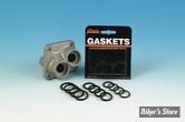 ECLATE H - PIECE N° A - KIT JOINTS DE TIGES DE CULBUTEURS - BIG TWIN L81/84 - CAOUTCHOUC - Profilé Carré - GENUINE JAMES GASKETS - 11133