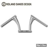 Guidon Roland Sands Design RSD - Vintage 12" - STD - Chrome