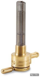 Robinet d essence GOLAN - Click-Slick - 3/8 NPT - Straight Outlet/Vers la droite - Laiton