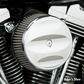 - FILTRE A AIR - ARLEN NESS - BIG SUCKER AIR FILTER KIT AVEC COUVERCLE - STAGE 1 - TOURING 02/07 / SOFTAIL 01/15 / DYNA 04/17 / TWINCAM CARBU CV 99/06 - FILTRE SYNTHETIQUE - SCALLOPED CHROME - 50-860
