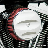 - FILTRE A AIR - ARLEN NESS - STAGE 1 - SPORTSTER 88UP - BIG SUCKER™ STAGE I AIR CLEANER KIT - FILTRE STANDARD - AVEC COUVERCLE BILLET - SCALLOPED CHROME - 18-324