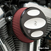 - FILTRE A AIR - ARLEN NESS - STAGE 1 - SPORTSTER 88UP - BIG SUCKER™ STAGE I AIR CLEANER KIT - FILTRE STANDARD - AVEC COUVERCLE BILLET - Scalloped noir - 18-839