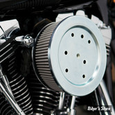 - FILTRE A AIR - ARLEN NESS - STAGE 2 - TOURING 08/16 / SOFTAIL 16/17 / DYNA FXDLS 16/17 - STAGE I BILLET BIG SUCKER AIR FILTER KIT - Filtre Inox - Plaque noire - 50-575