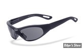 LUNETTES SOLEIL - HELLY BIKEREYES - BLACK ANGEL - PLAIN - VERRES : FUMES - COULEUR : NOIR 