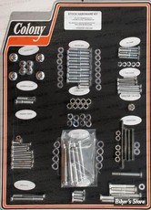 - KIT VISSERIE MOTEUR - SPORTSTER 74/76 - COLONY - Chrome - 8320 CHR