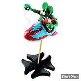 FIGURINE - RAT FINK - IN ROCKET