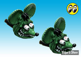 Vis Rat Fink vert