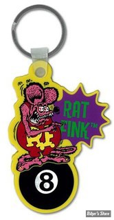 PORTE CLEFS - RAT FINK - 8 BALL - CAOUTCHOUC