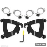 TETE DE FOURCHE - MEMPHIS SHADES - ROAD WARRIOR FAIRING - SPORTSTER 1200X 16/22 / 1200CX 16/20  - NOIR - MEB2059